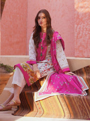 Zellbury Unstitched Printed Lawn 3Piece Suit WUS23X30159