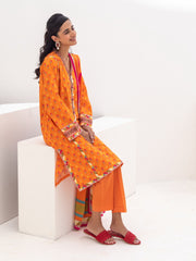 Zellbury Unstitched Printed Lawn 3 Piece Suit WUS23X30205