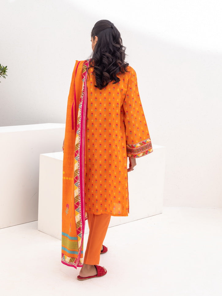 Zellbury Unstitched Printed Lawn 3 Piece Suit WUS23X30205