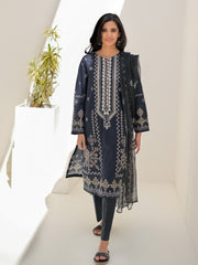 Zellbury Unstitched Printed Lawn 3 Piece Suit WUS23X30223