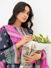 Zellbury Unstitched Printed Lawn 3 Piece Suit WUS23X30229