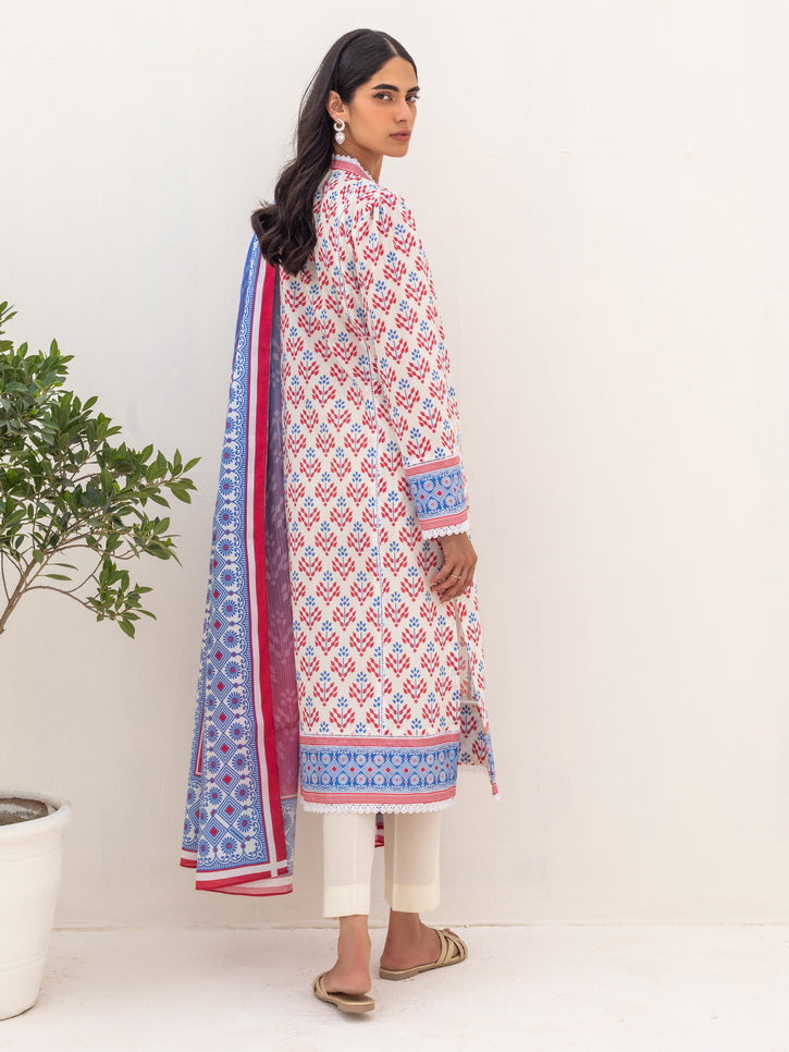 Zellbury Unstitched Printed Lawn 3 Piece Suit WUS23X30231