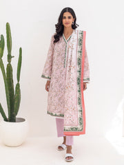 Zellbury Unstitched Printed Lawn 3 Piece Suit WUS23X30233