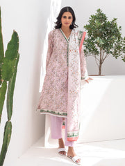 Zellbury Unstitched Printed Lawn 3 Piece Suit WUS23X30233