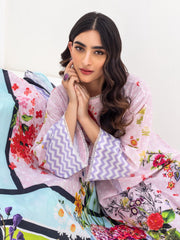 Zellbury Unstitched Printed Lawn 3 Piece Suit WUS23X30239