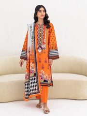 Zellbury Unstitched Printed Lawn 3 Piece Suit WUS23X30241