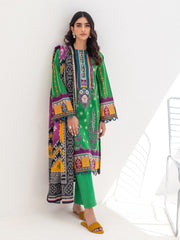 Zellbury Unstitched Printed Lawn 3 Piece Suit WUS23X30243