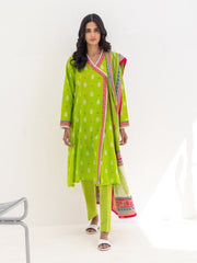 Zellbury Unstitched Printed Lawn 3 Piece Suit WUS23X30246
