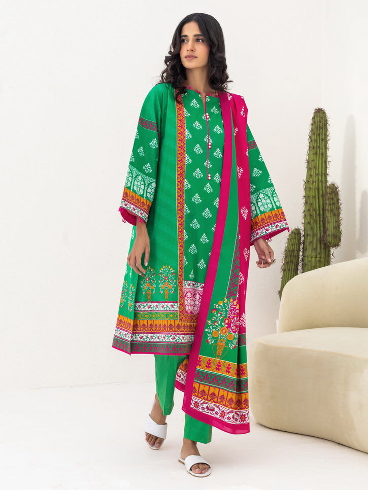 Zellbury Unstitched Printed Lawn 3 Piece Suit WUS23X30250