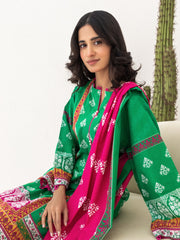 Zellbury Unstitched Printed Lawn 3 Piece Suit WUS23X30250