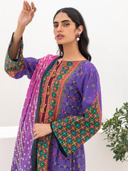 Zellbury Unstitched Printed Lawn 3 Piece Suit WUS23X30256