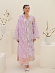 Zellbury Unstitched Printed Lawn 3 Piece Suit WUS23X30556