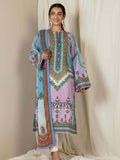 Zellbury Digital Printed & Embroidered Lawn 2Pc Suit WUSCE746 - FaisalFabrics.pk