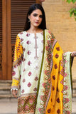 Zellbury Winter Unstitched Khaddar Embroidered 2PC Suit WUW21E20101 - FaisalFabrics.pk
