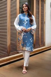 Zellbury Winter Unstitched Khaddar Printed 1PC Shirt WUW21X10092 - FaisalFabrics.pk