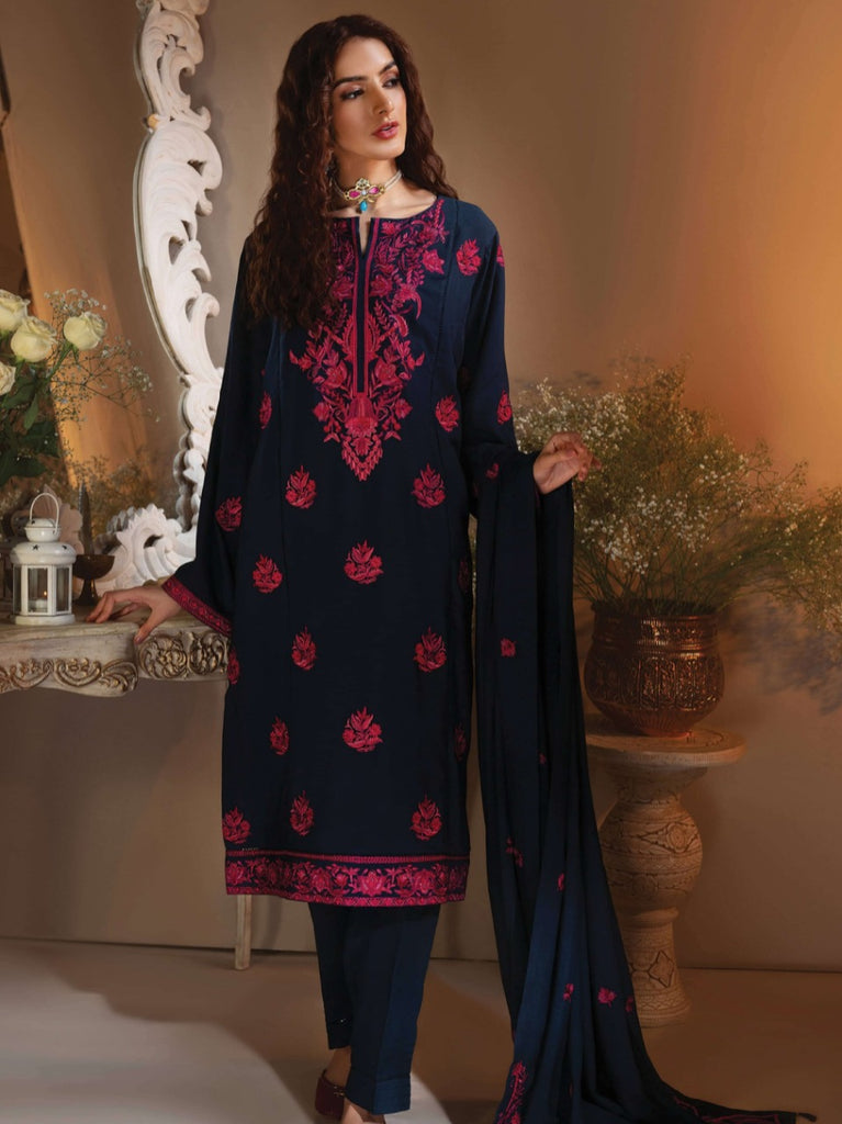 Rayon by Sifa  Embroidered  Suits Unstitched 3 Piece SF21RW SR21-06 Yarrow Twirl - Winter Collection