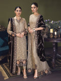 House of Nawab Makhmal Wedding Formals 3PC Suit 01-KHUNSHA