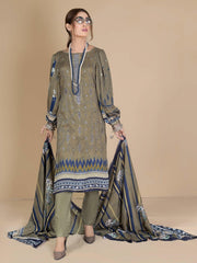 Florence Vol 07 Embroidered Cotail Linen Unstitched 3Pc Suit D-05