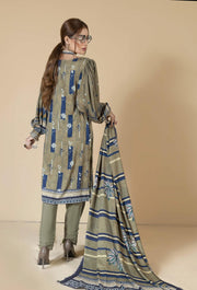 Florence Vol 07 Embroidered Cotail Linen Unstitched 3Pc Suit D-05
