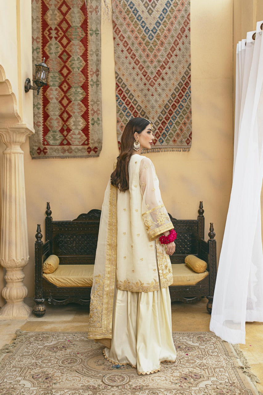 Din Rasm DAUD ABBAS Din Shagnan Da Wedding Formal Suit - Rasm