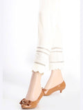 Premium Unstitched Cotton Plain Trouser Fabric White TR-WHT - FaisalFabrics.pk