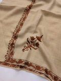 Womens Pashmina Wool Shawl with Embroidery Border work RK-602
