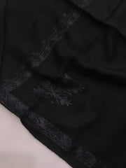 Womens Pashmina Wool Shawl with Embroidery Border work RK-606 - FaisalFabrics.pk
