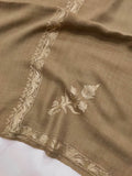 Womens Pashmina Wool Shawl with Embroidery Border work RK-608