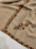 Womens Pashmina Wool Shawl with Embroidery Border work RK-609