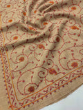 Womens Kashmiri Hand Embroidered Fine Wool Shawl RK-32