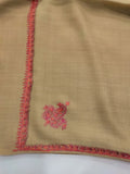 Womens Kashmiri Hand Embroidered Shawl, Border Design Work RKF-201 - FaisalFabrics.pk