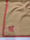 Womens Kashmiri Hand Embroidered Shawl, Border Design Work RKF-208