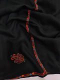 Womens Kashmiri Hand Embroidered Shawl, Border Design Work RKK-86
