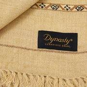 Dynasty Mens Pure Wool Super Fine Shawl Full Size - Wood - FaisalFabrics.pk