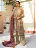 XENIA Formals Dareechay Embroidered Chiffon 3pc Suit 05-Ziggurat - FaisalFabrics.pk
