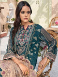 XENIA Formals Dareechay Embroidered Chiffon 3pc Suit 09-Babushka - FaisalFabrics.pk