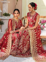 XENIA Formals Dareechay Embroidered Chiffon 3pc Suit 10-Shabkhosb - FaisalFabrics.pk