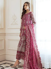XENIA Formals Luxury Embroidered Unstitched 3Pc Suit D-01 GULL YAAS - FaisalFabrics.pk