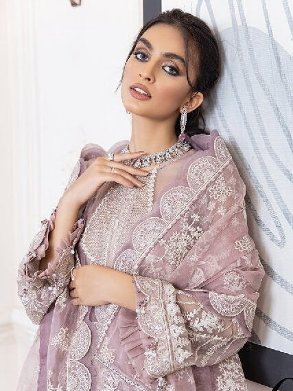XENIA Formals Luxury Embroidered Unstitched 3Pc Suit D-04 SOPHIA - FaisalFabrics.pk