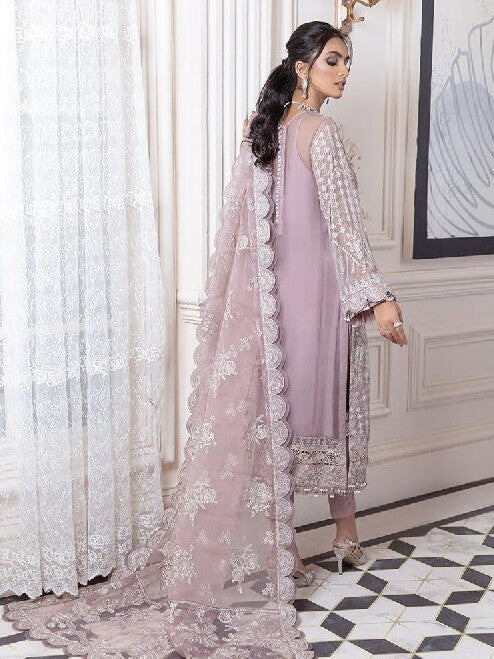 XENIA Formals Luxury Embroidered Unstitched 3Pc Suit D-04 SOPHIA - FaisalFabrics.pk