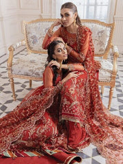 XENIA Formals Luxury Embroidered Unstitched 3Pc Suit D-09 SEEMAL - FaisalFabrics.pk