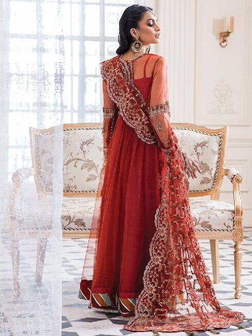XENIA Formals Luxury Embroidered Unstitched 3Pc Suit D-09 SEEMAL - FaisalFabrics.pk