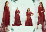 XENIA Formal Janaan Luxury Chiffon Collection 2020 3pc Suit 05-Gul - FaisalFabrics.pk