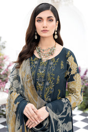 Ramsha Riwayat Embroidered Luxury Lawn Unstitched 3 Piece Suit Y-501