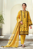 ILAHA Luxury Festive Pret Embroidered Lawn 3Pc Suit D-02 YANNA