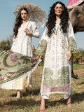Mushq Lawana Embroidered Luxury Lawn Unstitched 3Pc Suit MSL-23-15 Yanin