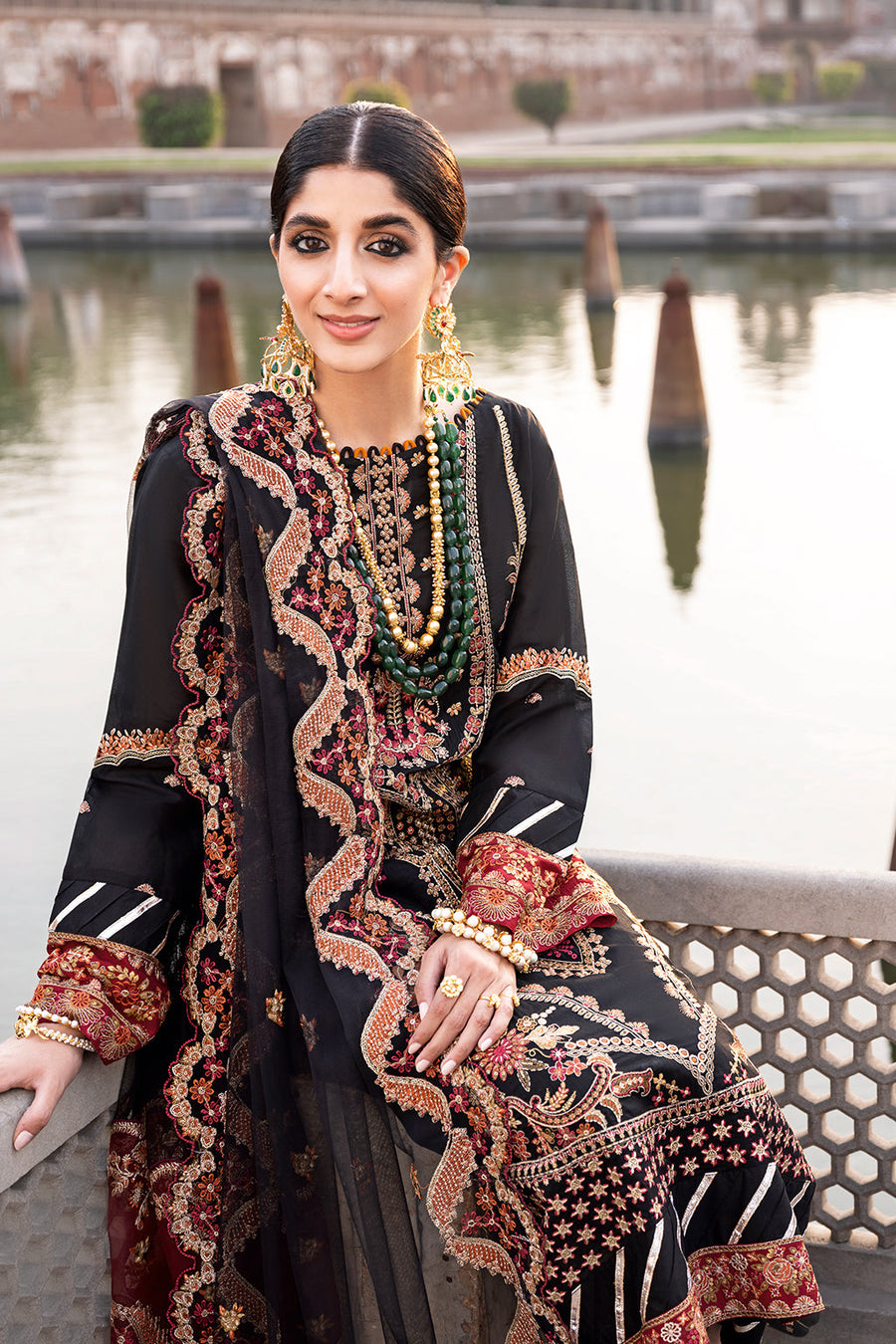Ramsha Andaz Embroidered Luxury Lawn Unstitched 3 Piece Suit Z-502