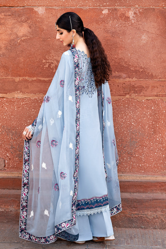Whispers of Summer by Neeshey Unstitched Embroidered Luxury Lawn 3 Piece Suit NSH26ULW SKYLA - Summer Collection