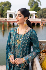 Ramsha Andaz Embroidered Luxury Lawn Unstitched 3 Piece Suit Z-507