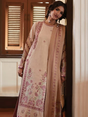 ZAHA Unstitched Embroidered Slub Khaddar 3Pc Suit ZW-22-03 HAYAL
